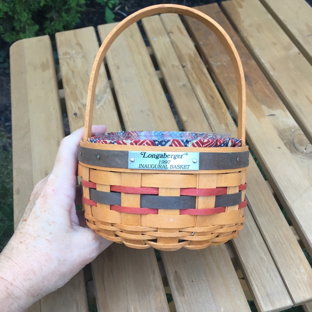 Longaberger 1997 Inaugural Basket Combo - Picture 2 of 7